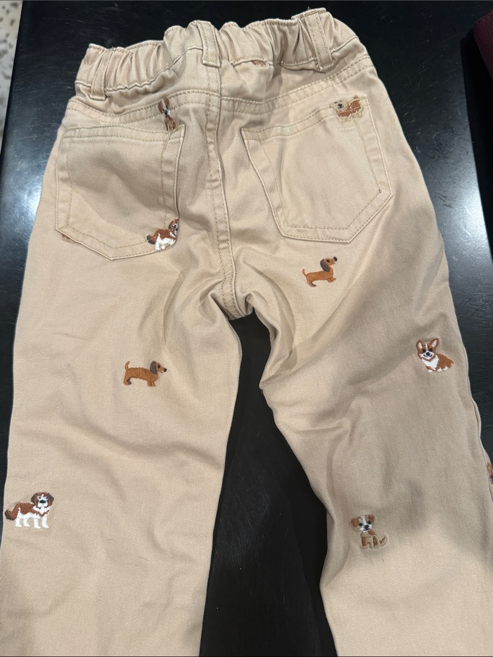 Gymboree “Playful Pups” Khaki Pants - Picture 3 of 4
